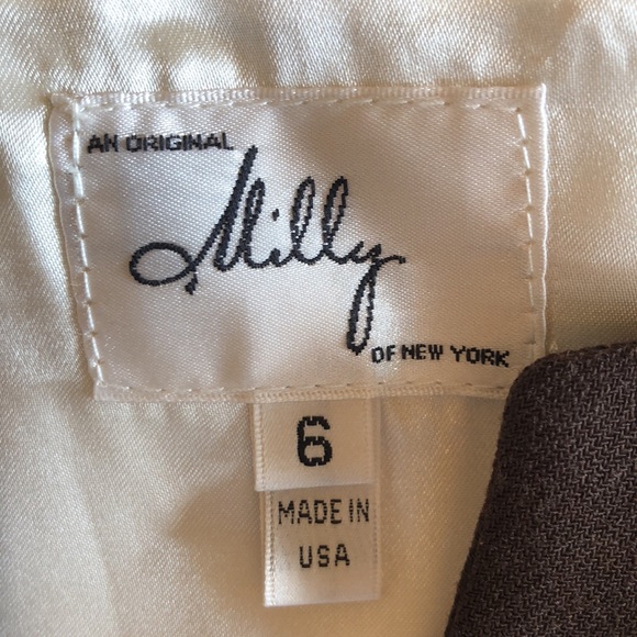 SALE-Milly of New York Wool Blend Tri-Color Dress - Picture 6 of 7